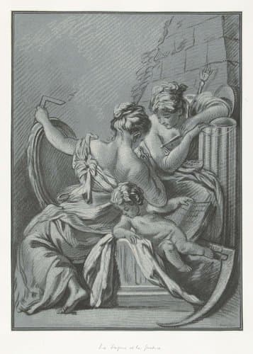 La Sagesse et la Justice by Louis Marin Bonnet