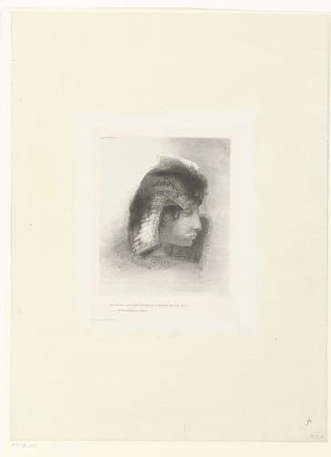 Mijn kussen hebben de smaak van een vrucht by Odilon Redon