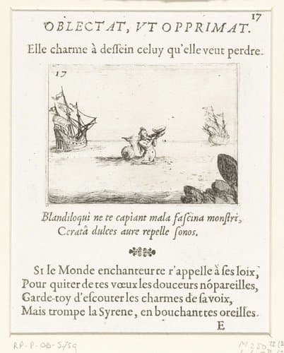 Kloosterleven in emblemen by Jacques Callot