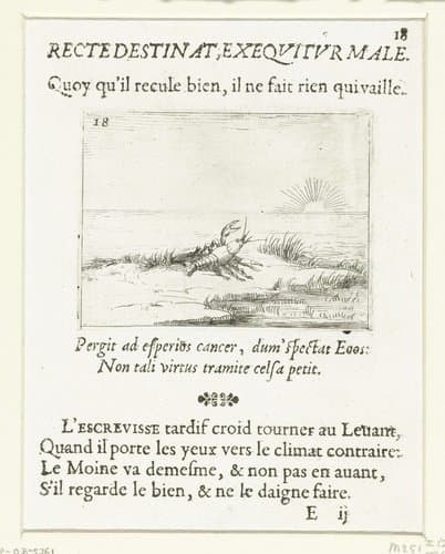 Kloosterleven in emblemen by Jacques Callot