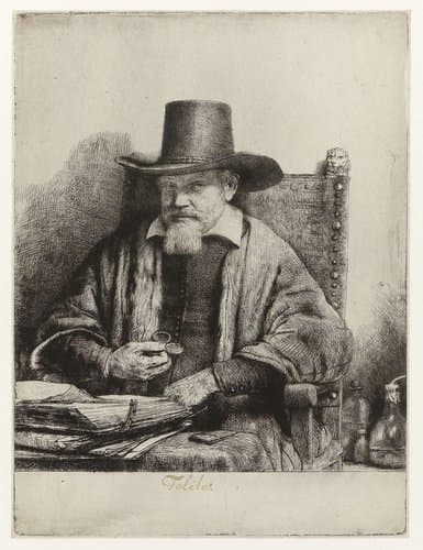 Arnout Tholinx by Rembrandt van Rijn