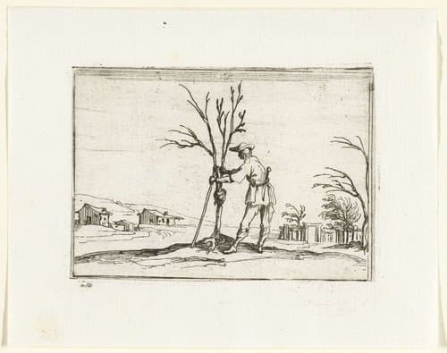 Kloosterleven in emblemen by Jacques Callot