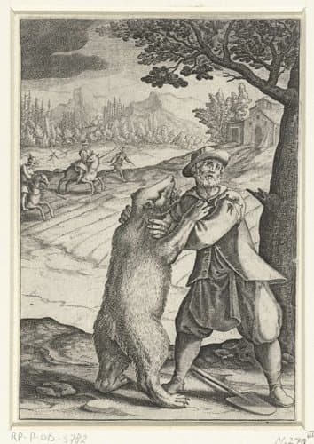 Het wonder van Spadino en de beer by Jacques Callot