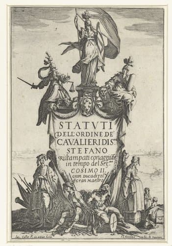 Statuti dell'ordine de' Cavalieri di Santo Stefano by Jacques Callot