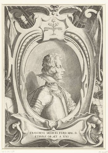 Portret van Francesco II de' Medici by Jacques Callot