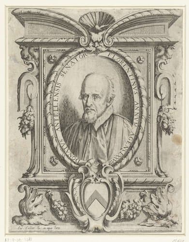 Portret van senator Donato dell' Antella by Jacques Callot