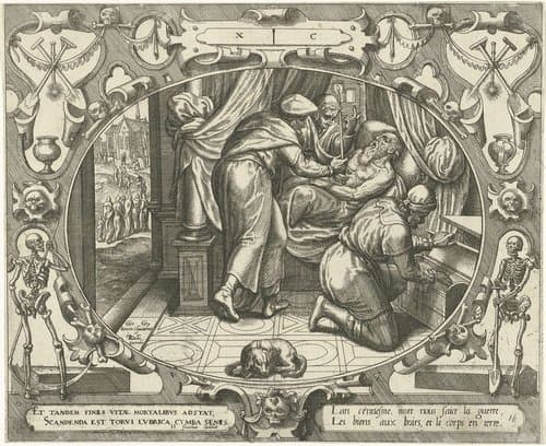 De mens op honderdjarige leeftijd by Gerard van Groeningen