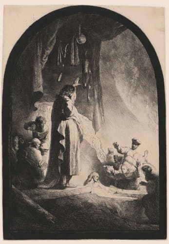 The Raising of Lazarus by Rembrandt van Rijn