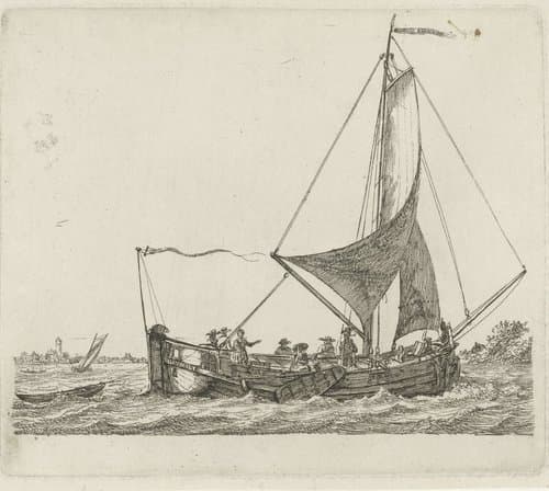 Poon met negen figuren by Gerrit Groenewegen