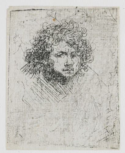 Self-portrait by Rembrandt van Rijn