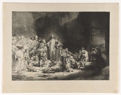 Christ Healing the Sick (‘Hundred Guilder Print’) by Rembrandt van Rijn