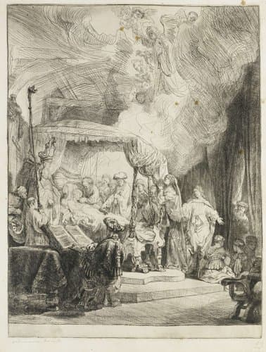 The death of the Virgin by Rembrandt van Rijn
