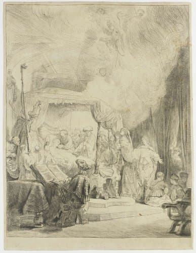 The death of the Virgin by Rembrandt van Rijn