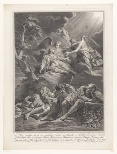 Christus in de hof van Getsemane by Pierre Imbert Drevet
