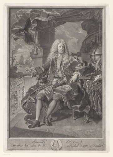 Portret van Samuel Bernard