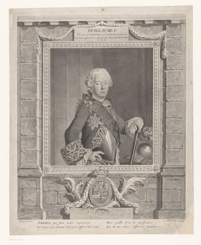 Portret van Willem V by Antoine P. Duboulois