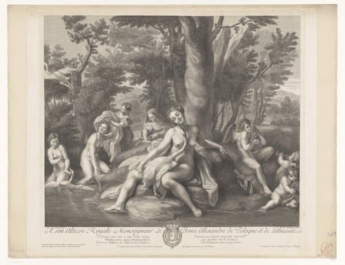 Leda en de zwaan by Gaspard Duchange