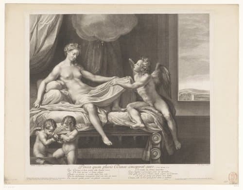 Jupiter en Danaë by Gaspard Duchange