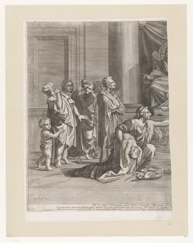 Oordeel van Salomon (linkerdeel)