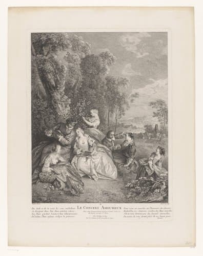 Le concert amoureux by Pierre Filloeul