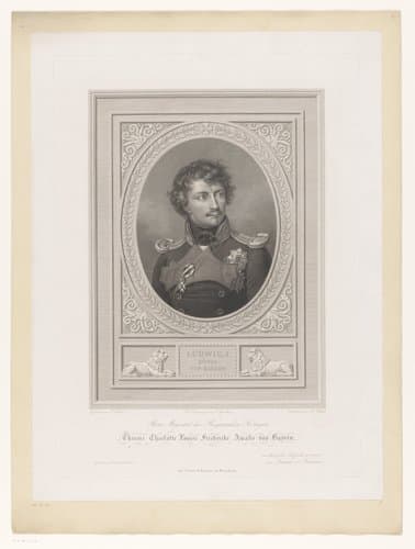 Portret van Lodewijk I van Beieren by François Forster