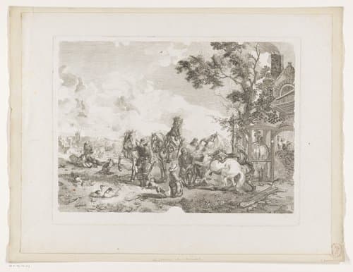 Oeuvres de Ph.pe Wouwermans Hollandois by Jean Moyreau