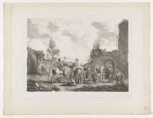 Oeuvres de Ph.pe Wouwermans Hollandois by Jean Moyreau