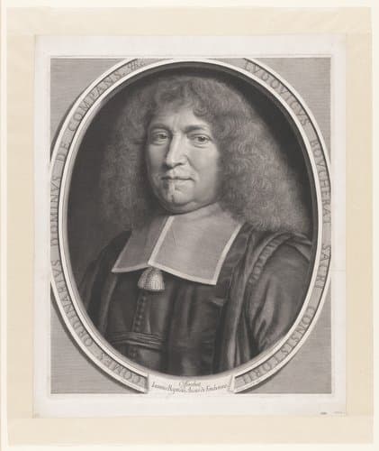 Portret van Louis Boucherat by Robert Nanteuil