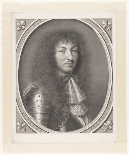 Portret van Lodewijk XIV by Robert Nanteuil