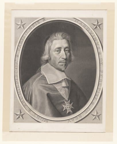 Harduinus de Perefixe de Beaumont Archiepiscop Parisiensis by Robert Nanteuil