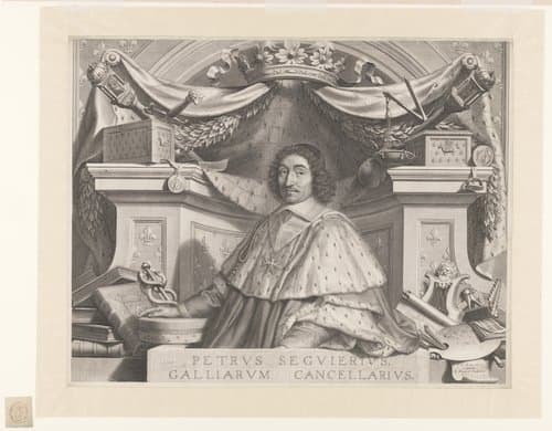 Portret van Pierre Séguier by Robert Nanteuil