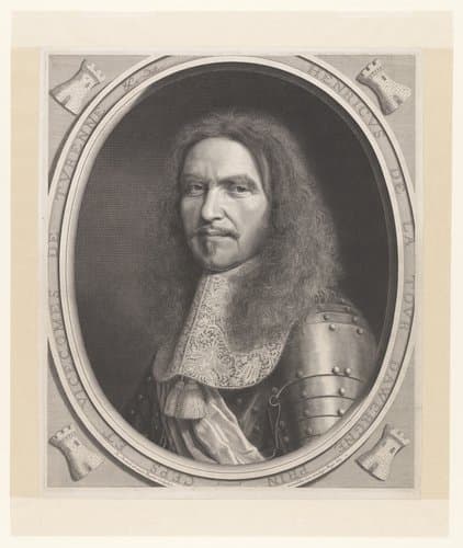 Portret van Henri de la Tour d'Auvergne by Robert Nanteuil