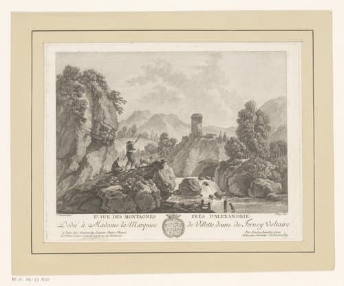 IIe Vue des Montagnes près d'Alexandrie. by Jeanne Deny