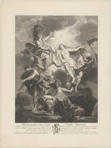 Minerva en de Tijd onthullen de Waarheid by Louis Desplaces