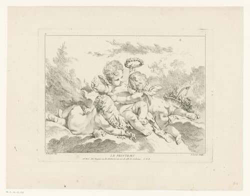 Lente by Louis Félix de La Rue (le Jeune)