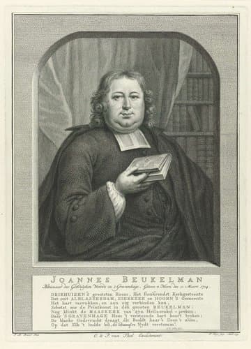 Portret van Johannes Beukelman by Pieter Tanjé
