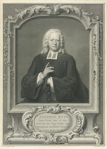 Portret van Jacobus Boon by Pieter Tanjé