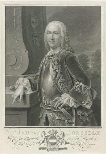 Portret van Jan van Borssele van der Hooge by Pieter Tanjé
