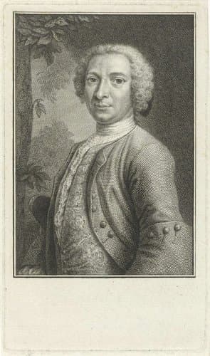 Portret van Justus van Effen by Pieter Tanjé