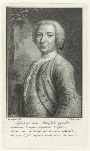 Portret van Justus van Effen by Pieter Tanjé