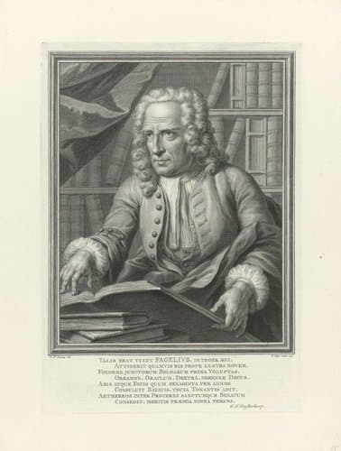 Portret van François Fagel by Pieter Tanjé