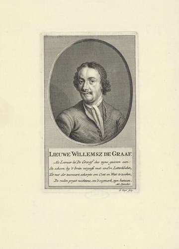 Portret van Lieuwe Willemsz. Graaf by Pieter Tanjé