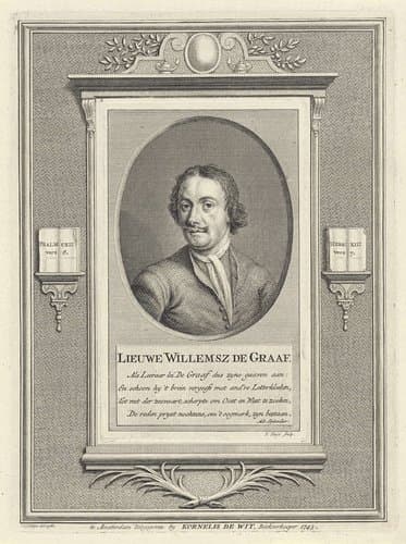 Portret van Lieuwe Willemsz. Graaf by Pieter Tanjé