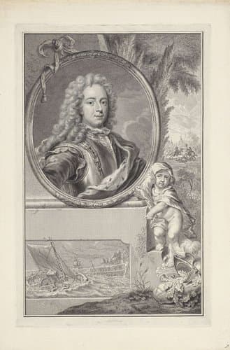Portret van prins Johan Willem Friso van Oranje-Nassau by Pieter Tanjé