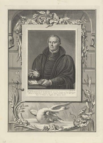 Portret van Maarten Luther by Pieter Tanjé