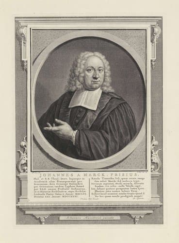 Portret van Johannes à Marck by Pieter Tanjé