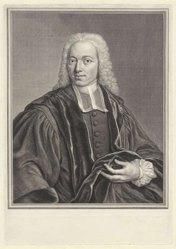 Portret van Bernhardinus de Moor by Pieter Tanjé