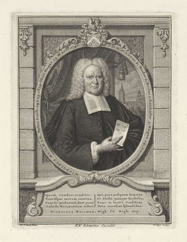 Portret van Wigbold Muilman by Pieter Tanjé