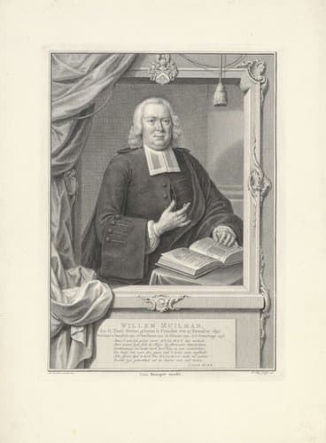 Portret van Willem Muilman by Pieter Tanjé
