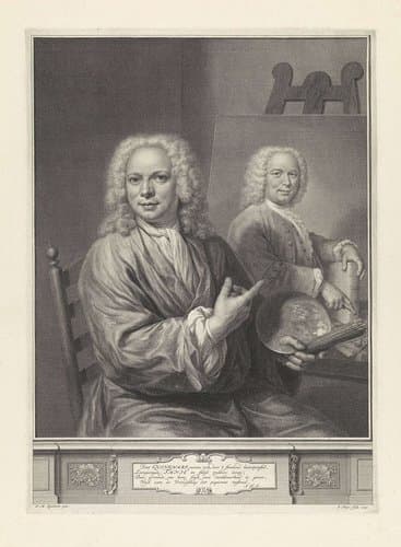 Portret van Jan Maurits Quinkhard by Pieter Tanjé